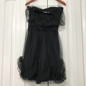 BCBG Mini Lace Black Party Dress